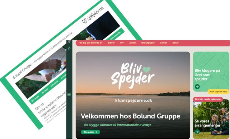 Bolunds nye hjemmeside erstatter den gamle